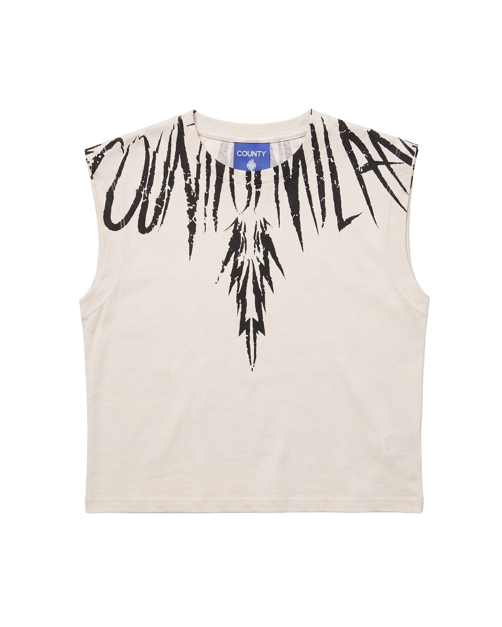Marcelo Burlon County of Milan Kids Canotta Cocco con Stampa per Bambini