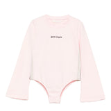 Palm Angels Kids Body Rosa con Logo per Bambine