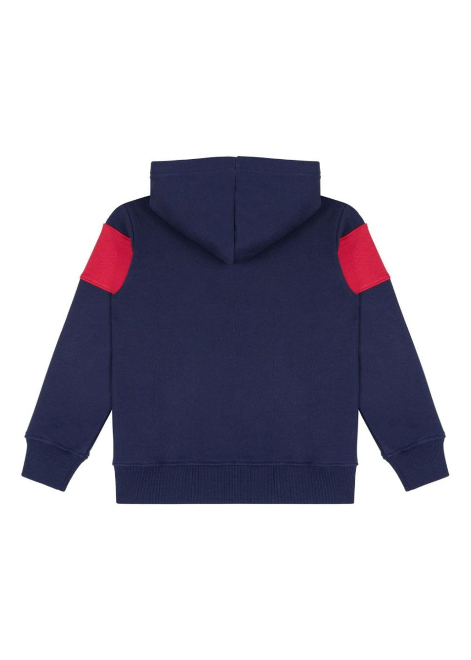 Moschino Kids Felpa Blu con Cappuccio con Logo per Bambini (retro)