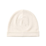 Elisabetta Franchi La Mia Bambina Cappello Avorio Nero e Oro con Logo per Neonate