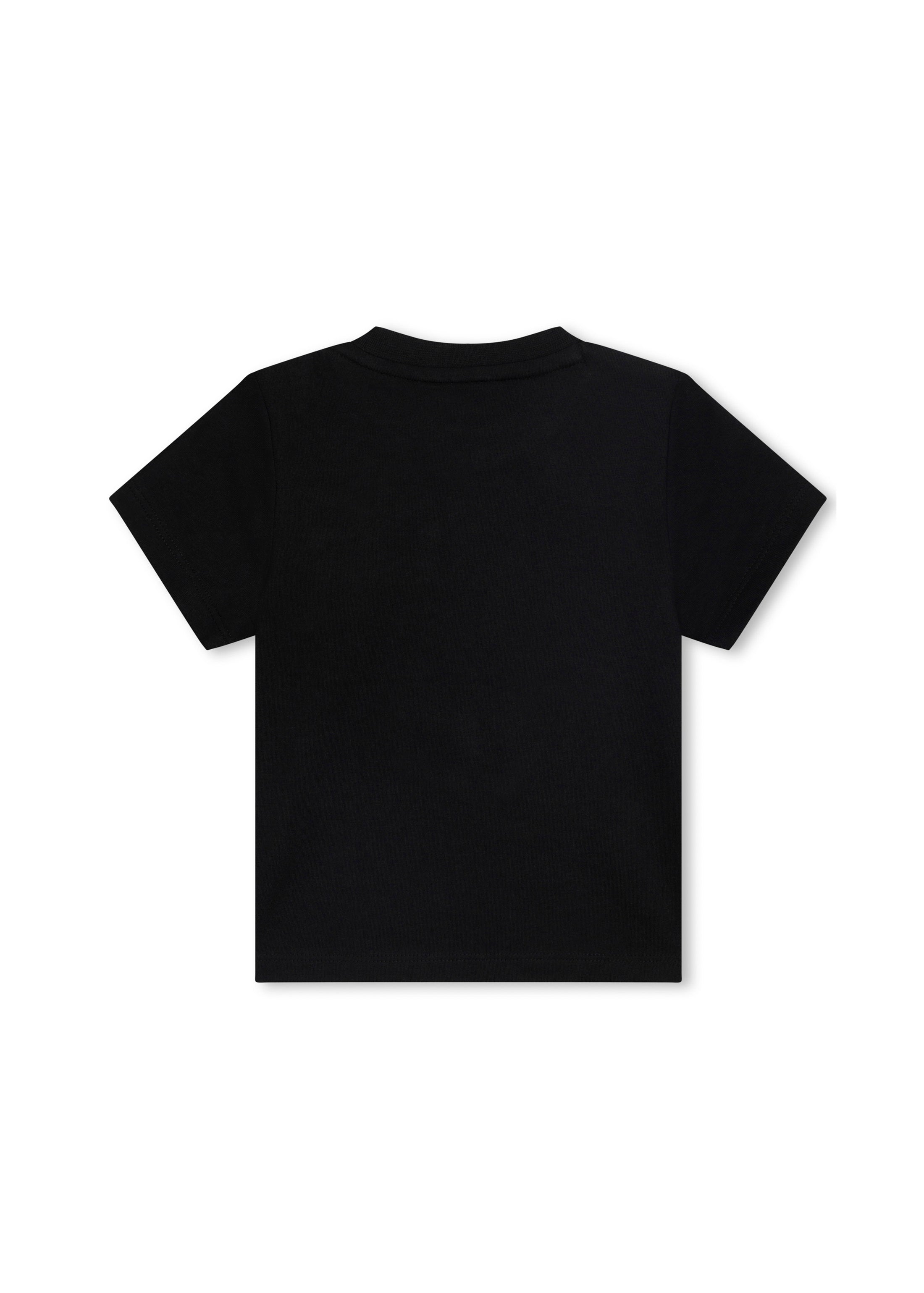 Boss Kids T-shirt Nera con Logo per Neonati (retro)