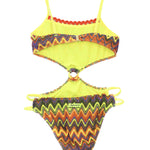 4GIVENESS Costume Monokini Fantasia Multicolor per Bambine