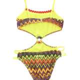 4GIVENESS Costume Monokini Fantasia Multicolor per Bambine