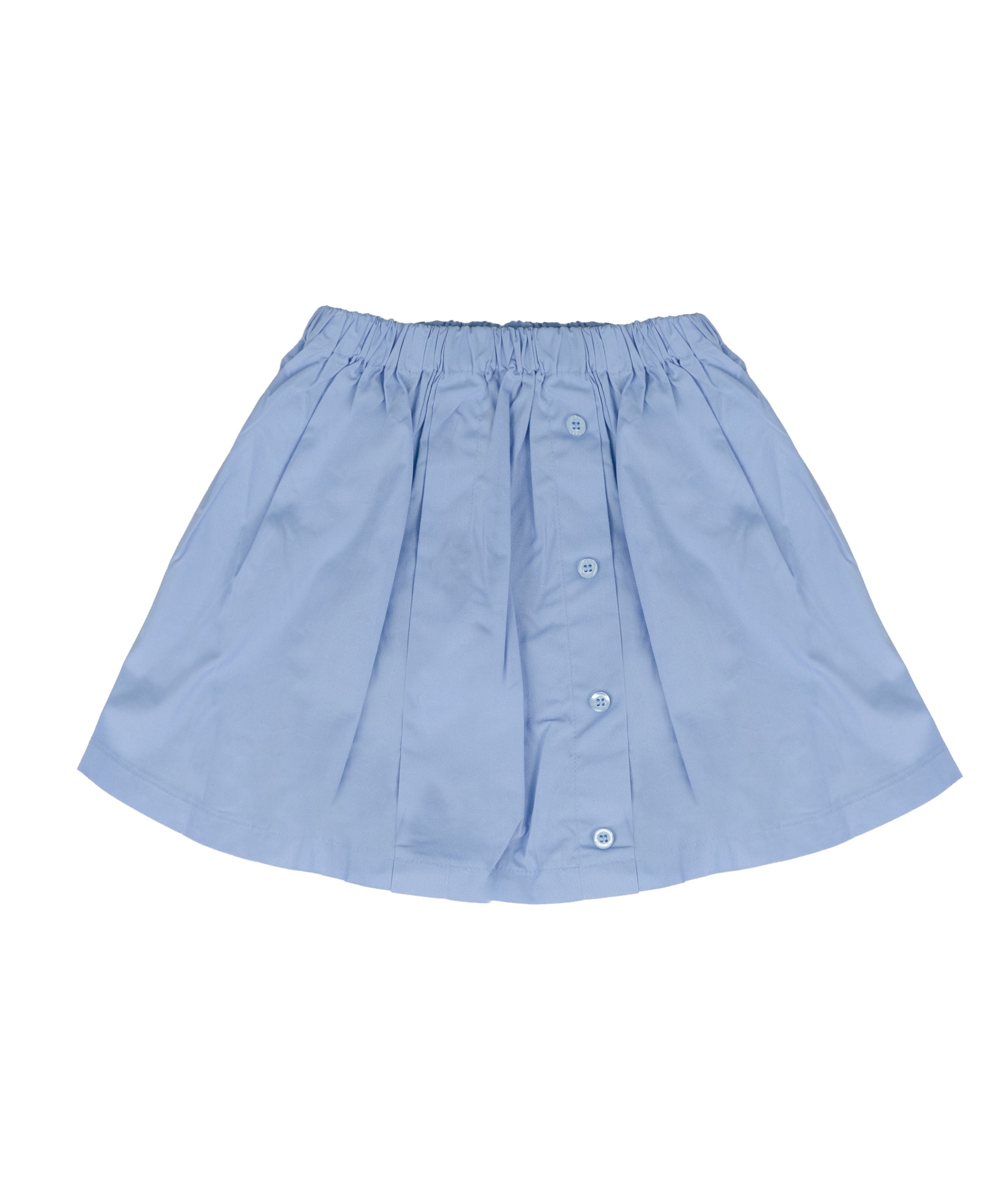 Vicolo Kids Gonna Celeste con Applicazioni Bottoni per Bambine