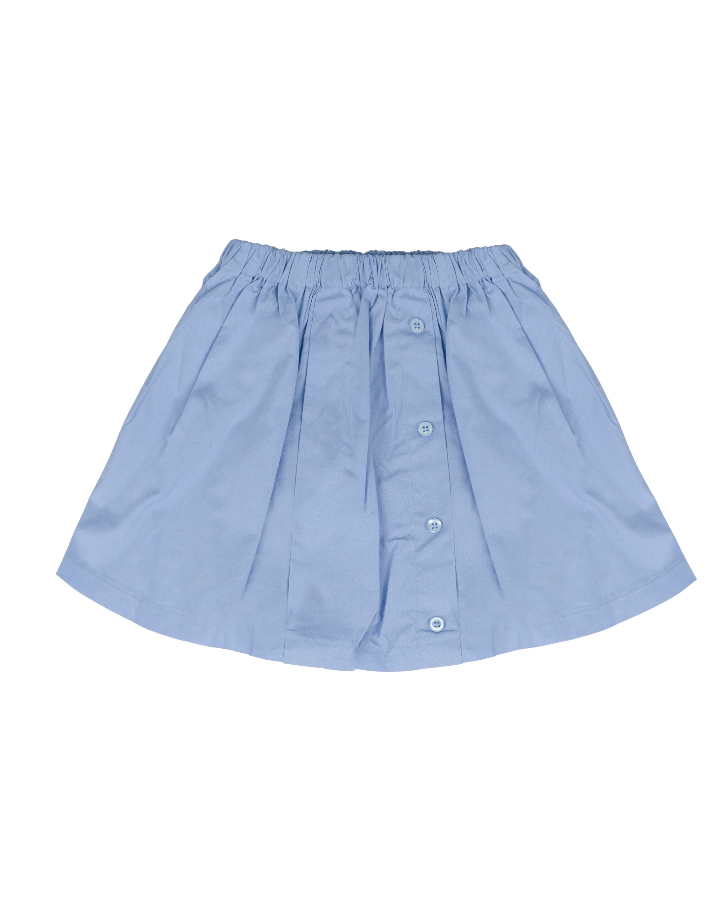 Vicolo Kids Gonna Celeste con Applicazioni Bottoni per Bambine