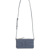 Elisabetta Franchi La Mia Bambina Borsa Blu Notte con Logo per Bambine