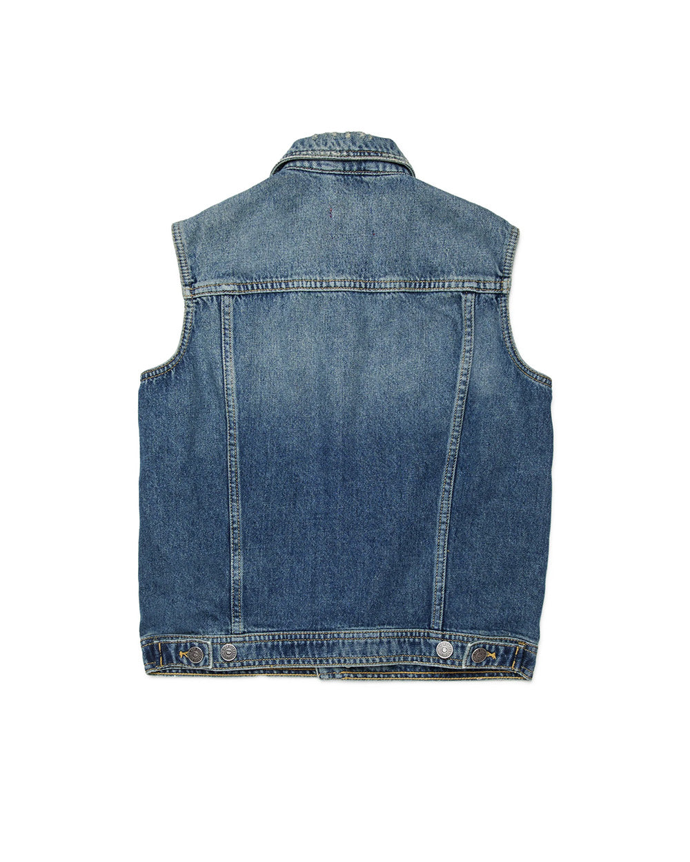 Diesel Kids Gilet in Denim Sfumato per Bambini