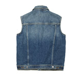 Diesel Kids Gilet in Denim Sfumato per Bambini