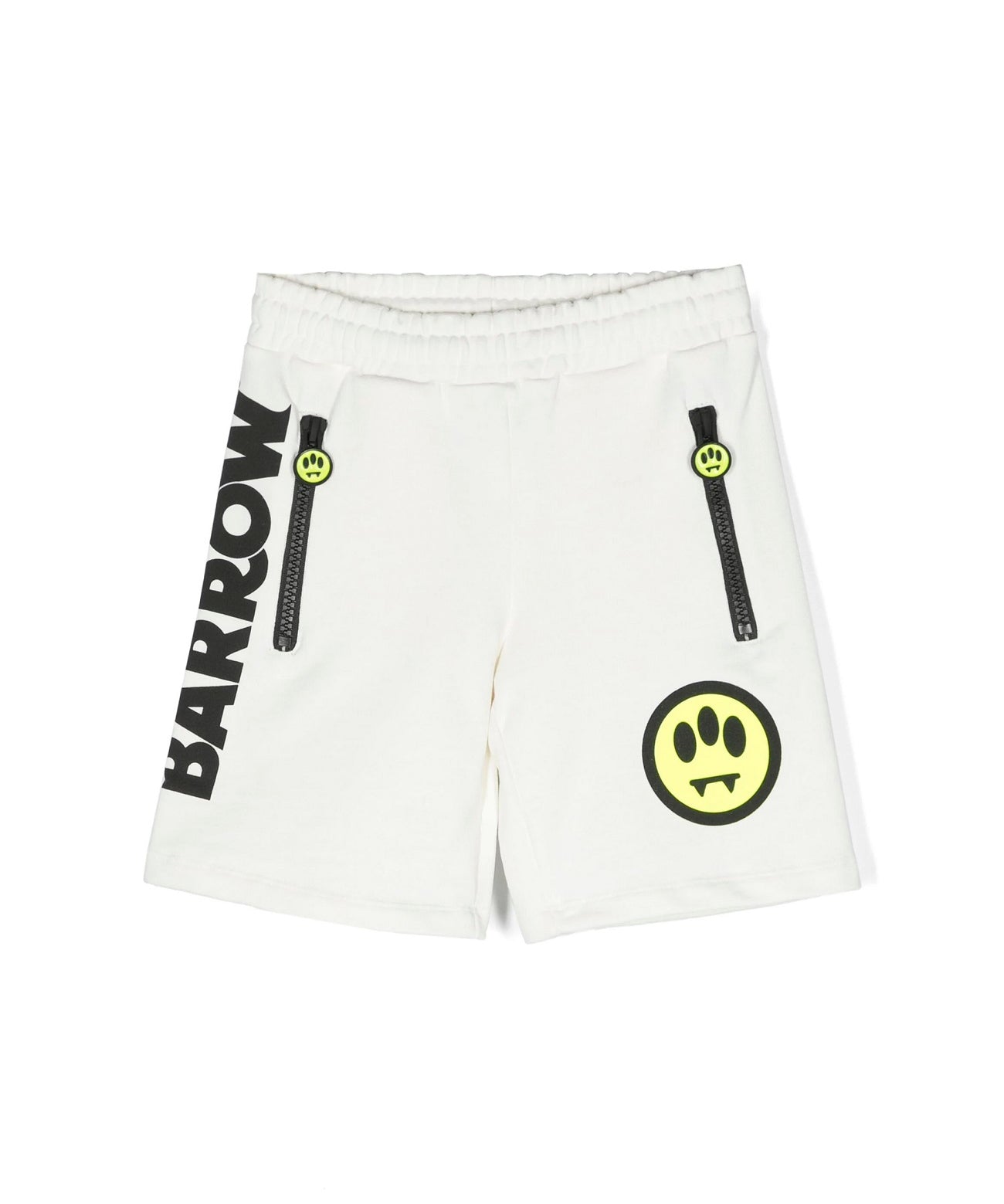 Barrow Kids Short Bianco con Stampa per Bambini frontale