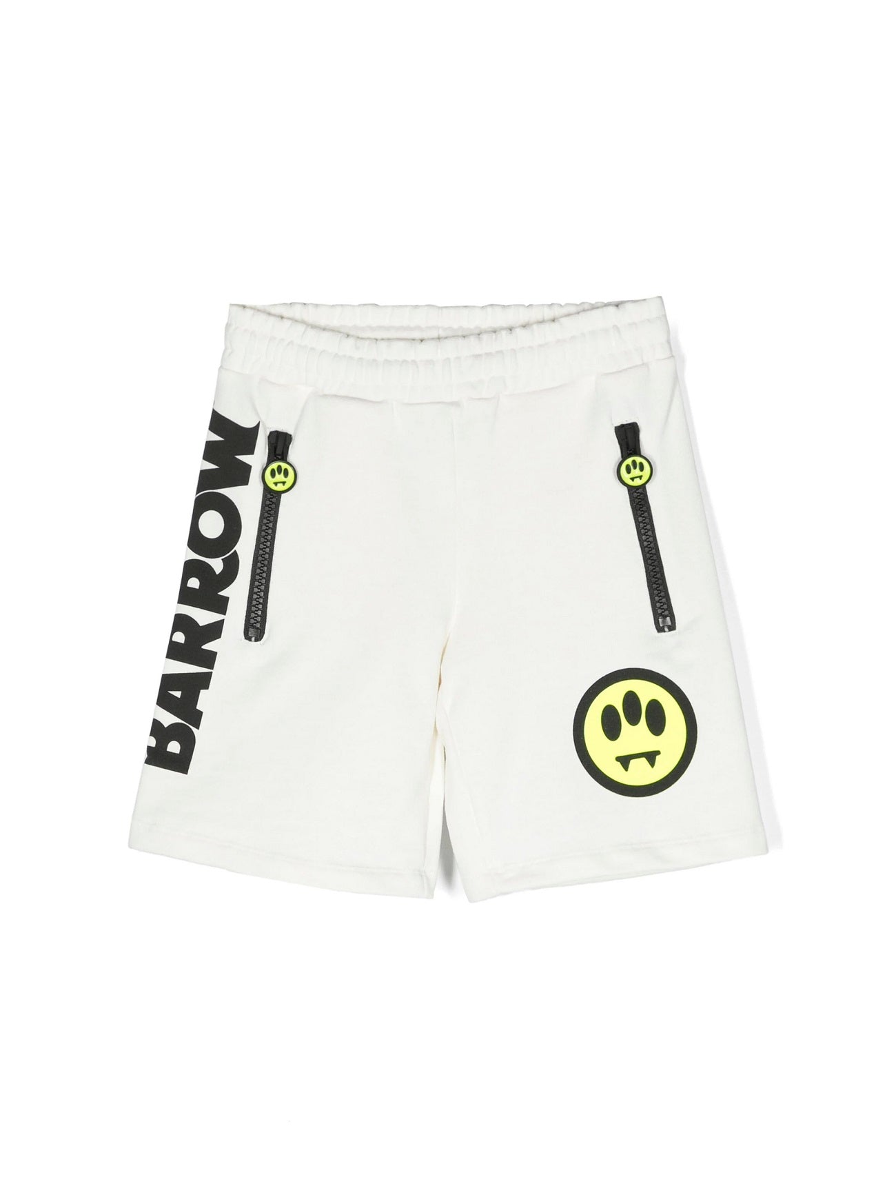 Barrow Kids Short Bianco con Stampa per Bambini frontale