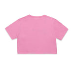 Dsquared2 Kids T-shirt Crop Fucsia con Logo Boxed per Bambine (retro)