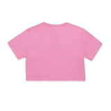 Dsquared2 Kids T-shirt Crop Fucsia con Logo Boxed per Bambine (retro)