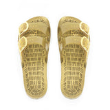 Sensi Kids Jelly Gold Double Band Sandal for Girls