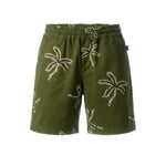 Daniele Alessandrini Kids Short Verde Militare con Ricami per Bambini