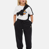 Dickies Kids Pantaloni Neri in Felpa con Micro Logo per Bambini