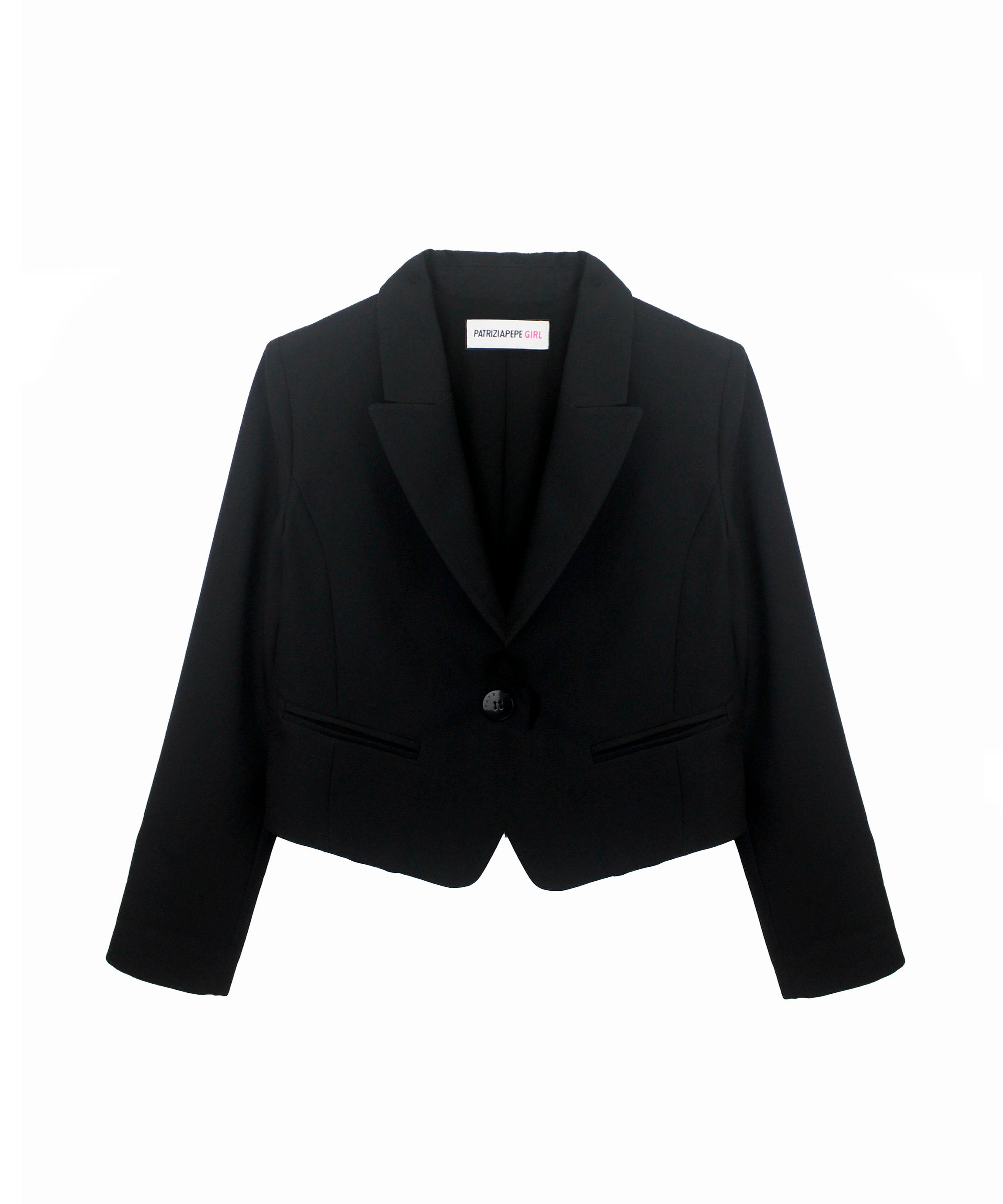 Patrizia Pepe Giacca Monopetto Nera per Bambine