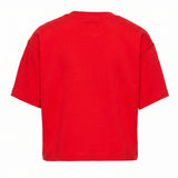 Diesel Kids T-Shirt Rosso con Logo per Bambine