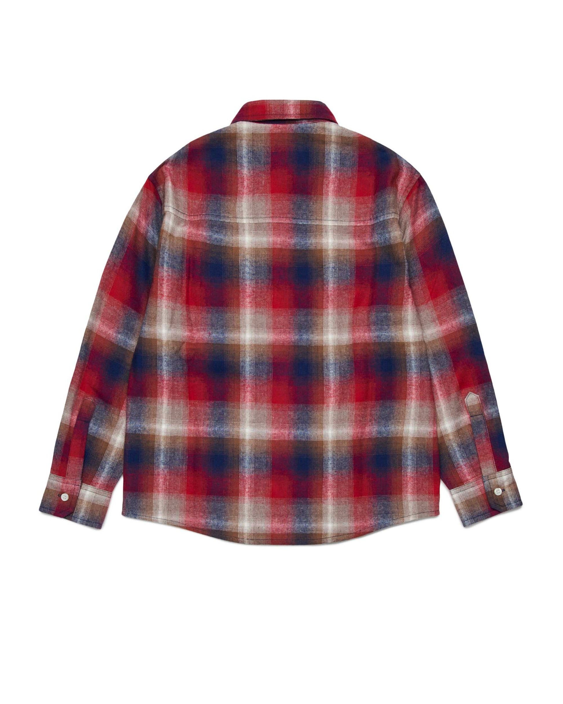 Dsquared2 Kids Camicia a Quadri Rossa per Bambini