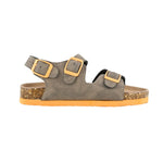 Colors of California Sandalo a Tre Fibbie Marrone per Bambini
