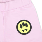 Barrow Kids Pantaloni Rosa in Felpa con Stampa Logo per Neonate