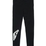 Dsquared2 Kids Leggings Neri con Stampa ICON per Bambine (retro)