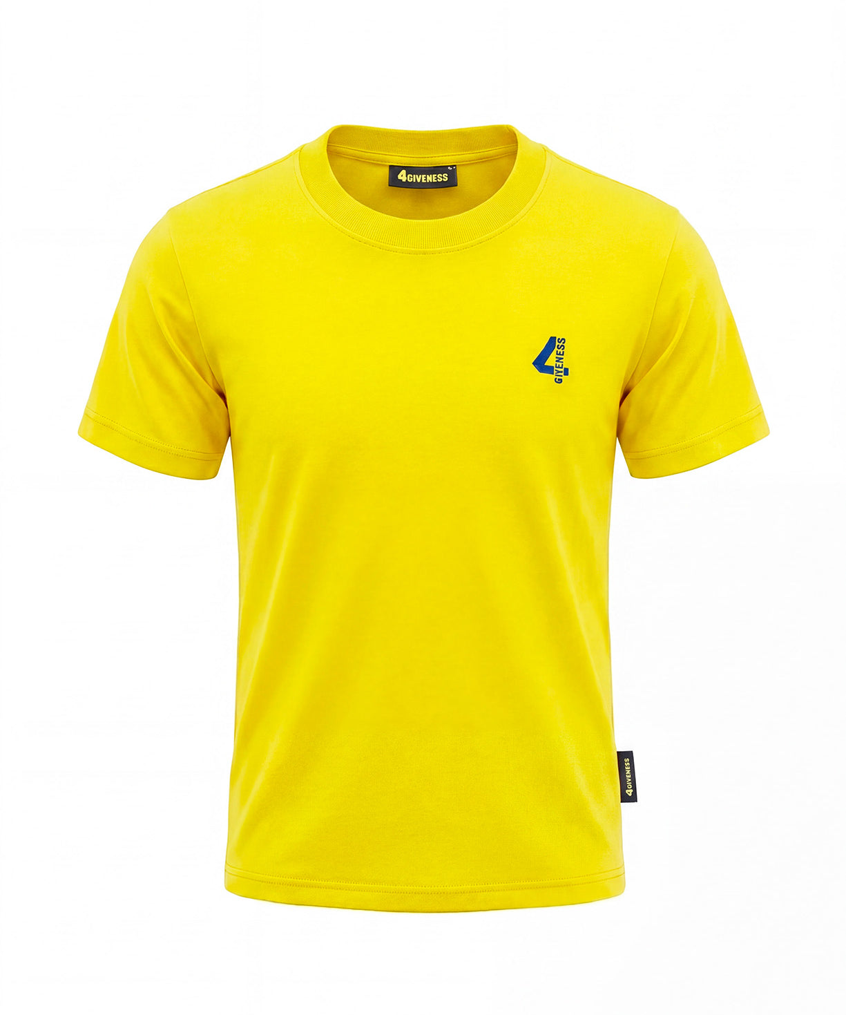 4Giveness Kids T-Shirt Giallo con Logo per Bambini