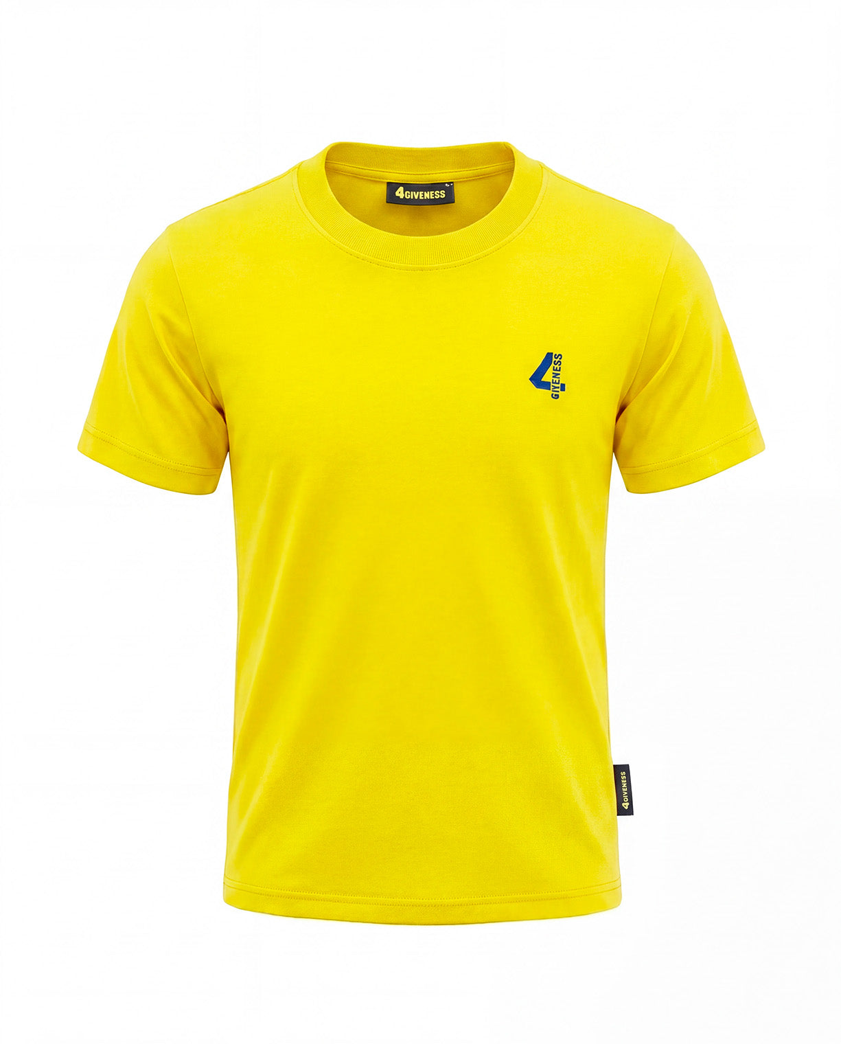 4Giveness Kids T-Shirt Giallo con Logo per Bambini