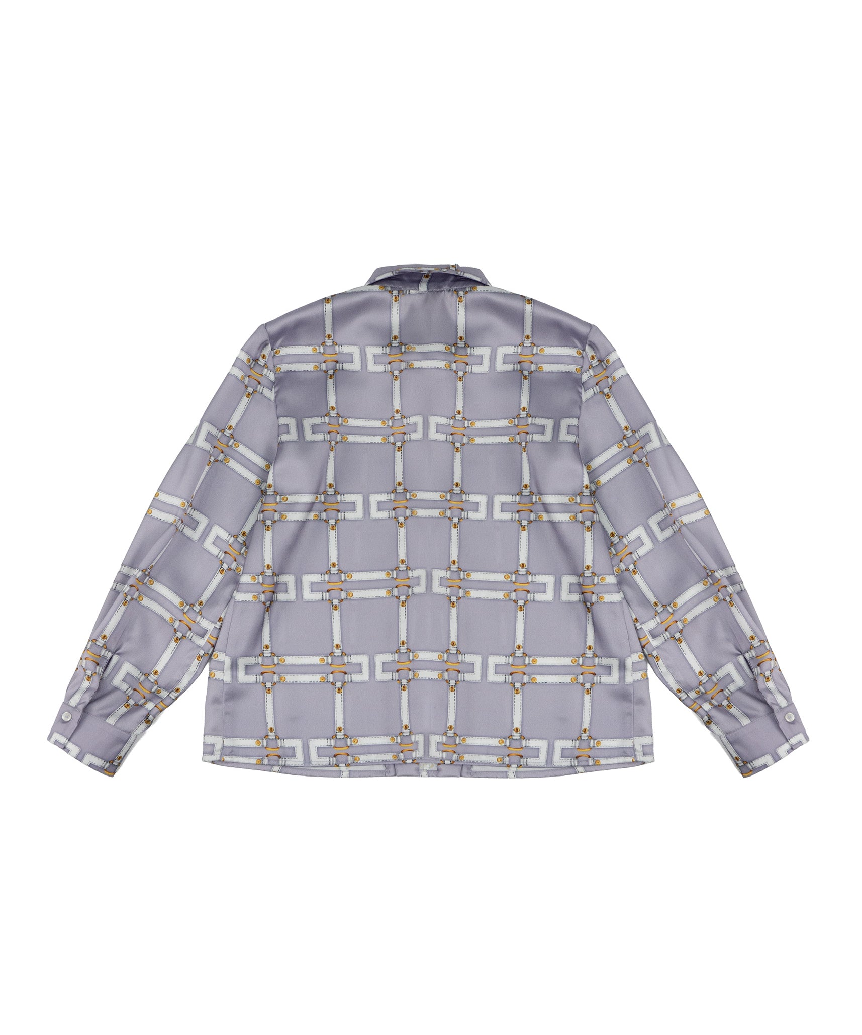 Elisabetta Franchi La Mia Bambina Camicia Lilla All-Over per Bambine