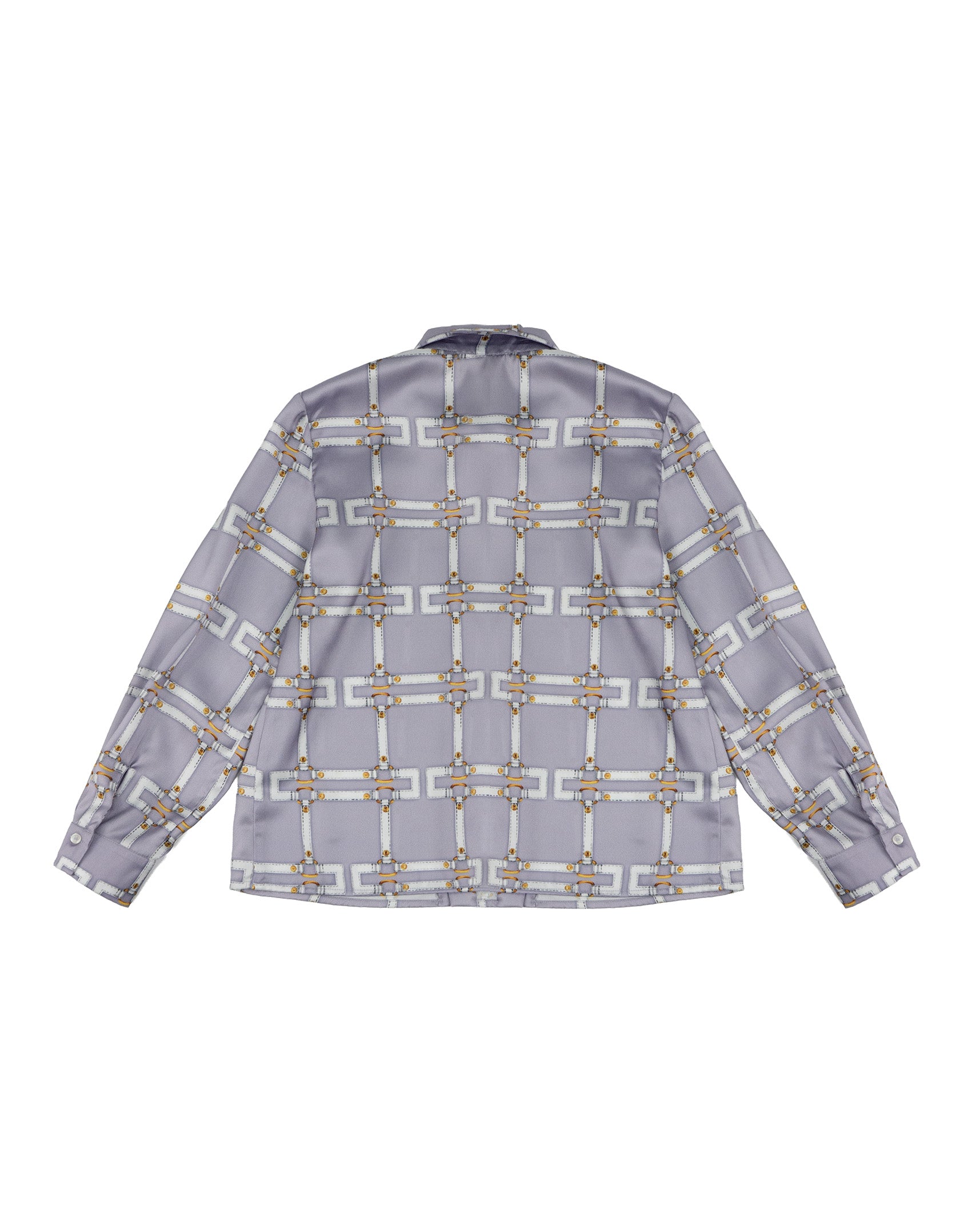 Elisabetta Franchi La Mia Bambina Camicia Lilla All-Over per Bambine