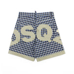 Dsquared2 Kids Bermuda a Quadri con Logo per Bambini