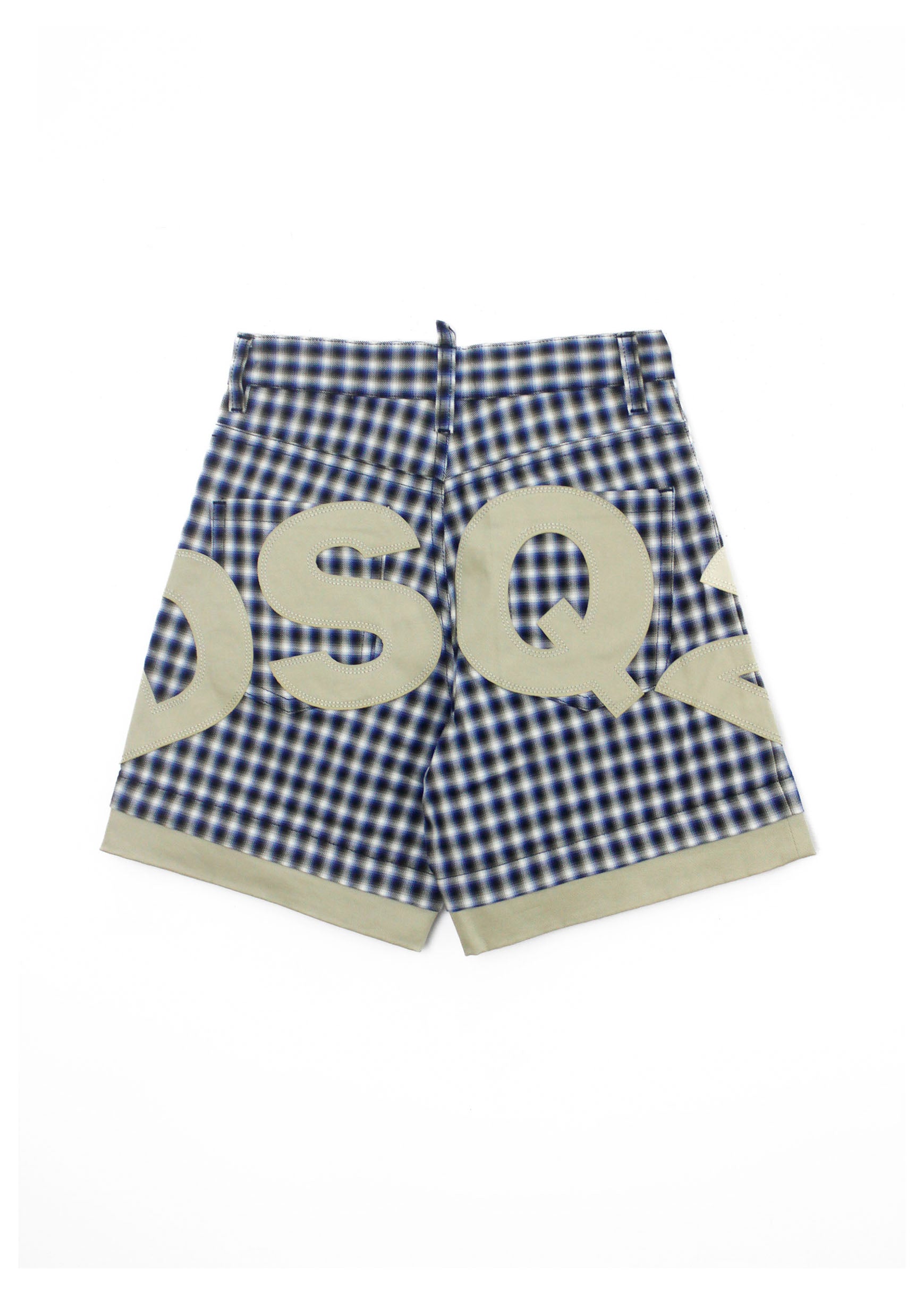 Dsquared2 Kids Bermuda a Quadri con Logo per Bambini