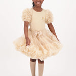 Angel's Face Gonna Tutù Beige Sparkling per Bambine