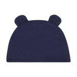 Moschino Kids Cappellino Blu con Stampa Logo Teddy Bear per Neonati (retro)