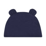 Moschino Kids Cappellino Blu con Stampa Logo Teddy Bear per Neonati (retro)