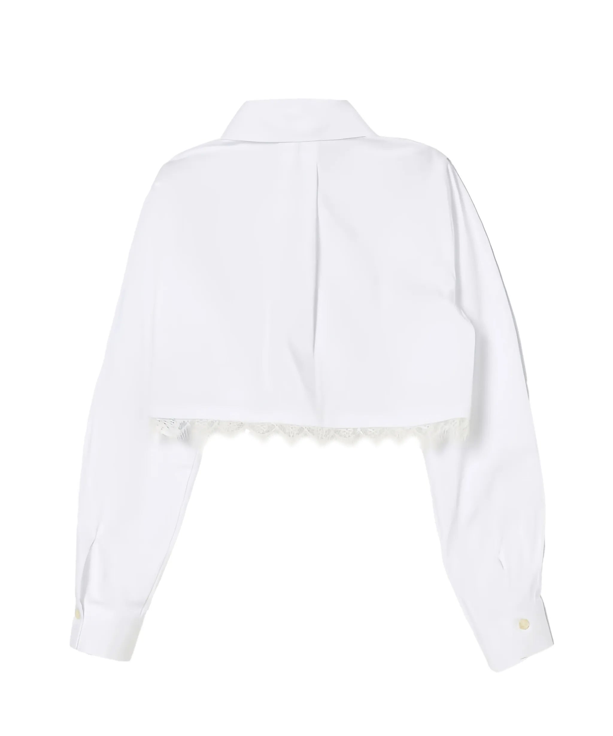 Pinko Kids Camicia Pristine con Dettagli in Pizzo per Bambine