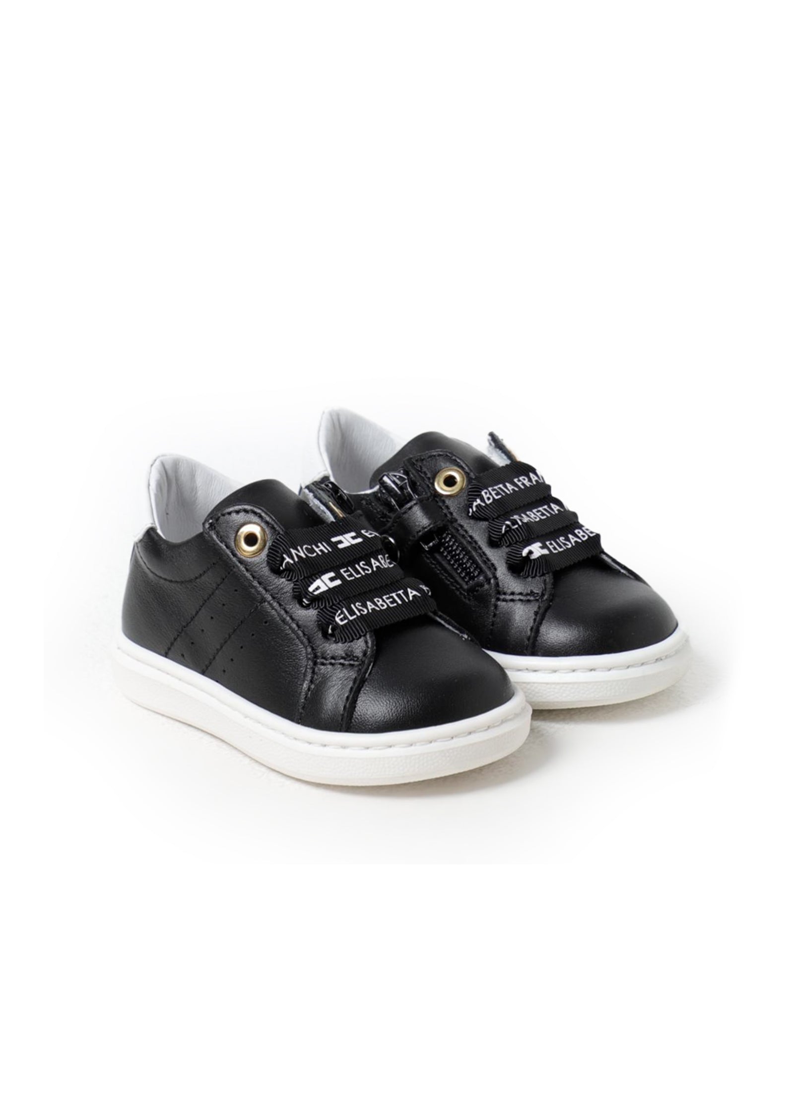 Elisabetta Franchi La Mia Bambina Sneakers Nero/Bianco per Neonate