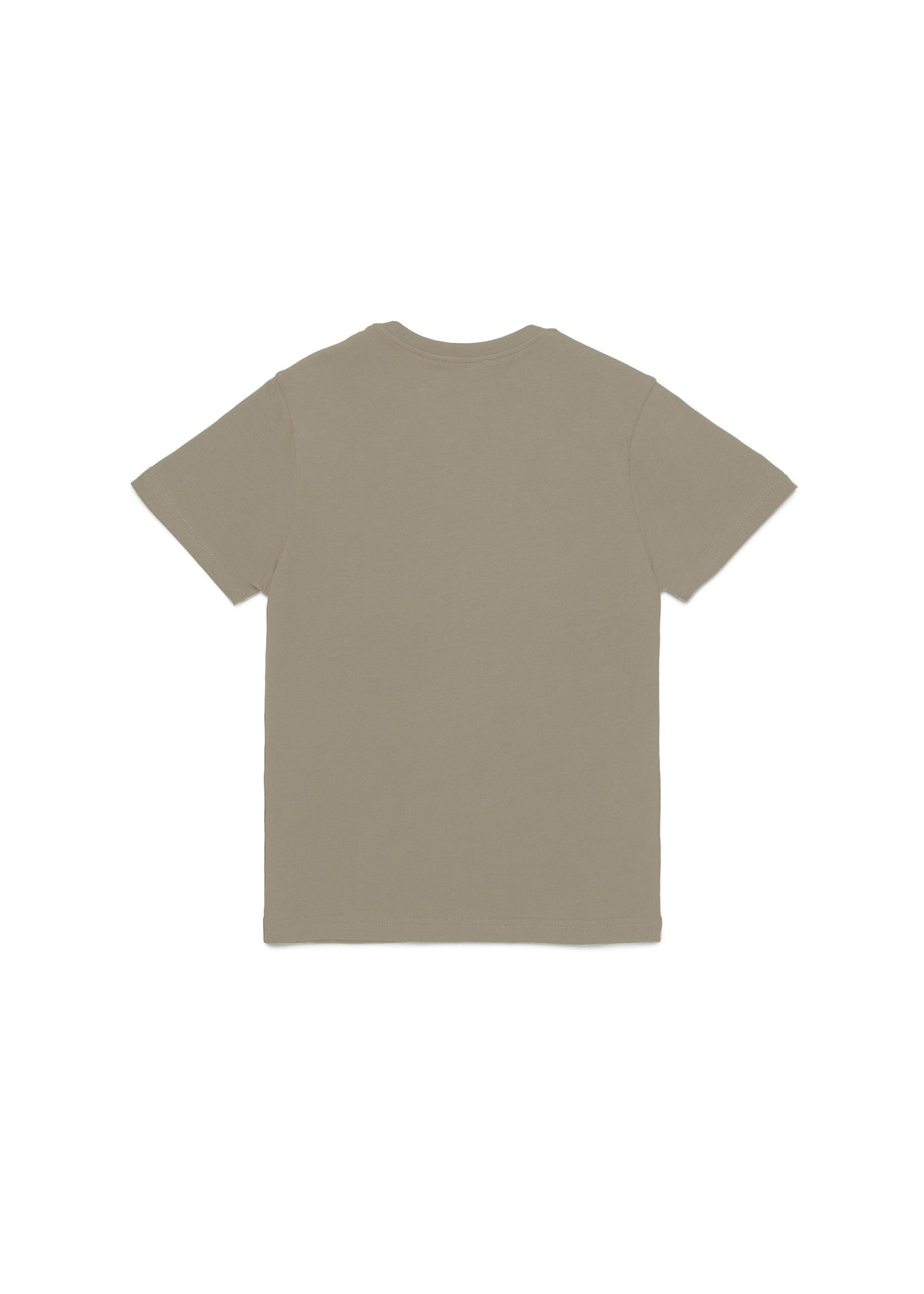 Dsquared2 Kids Beige T-shirt with Logo Embroidery for Children