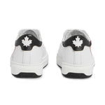 Dsquared2 Kids Sneakers Bianco con Logo Rosso per Neonati