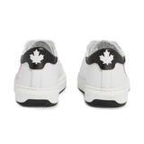 Dsquared2 Kids Sneakers Bianco con Logo Rosso per Neonati