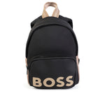 Boss Kids Zaino Nero/Biscotto