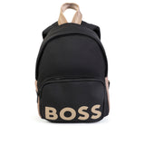 Boss Kids Zaino Nero/Biscotto