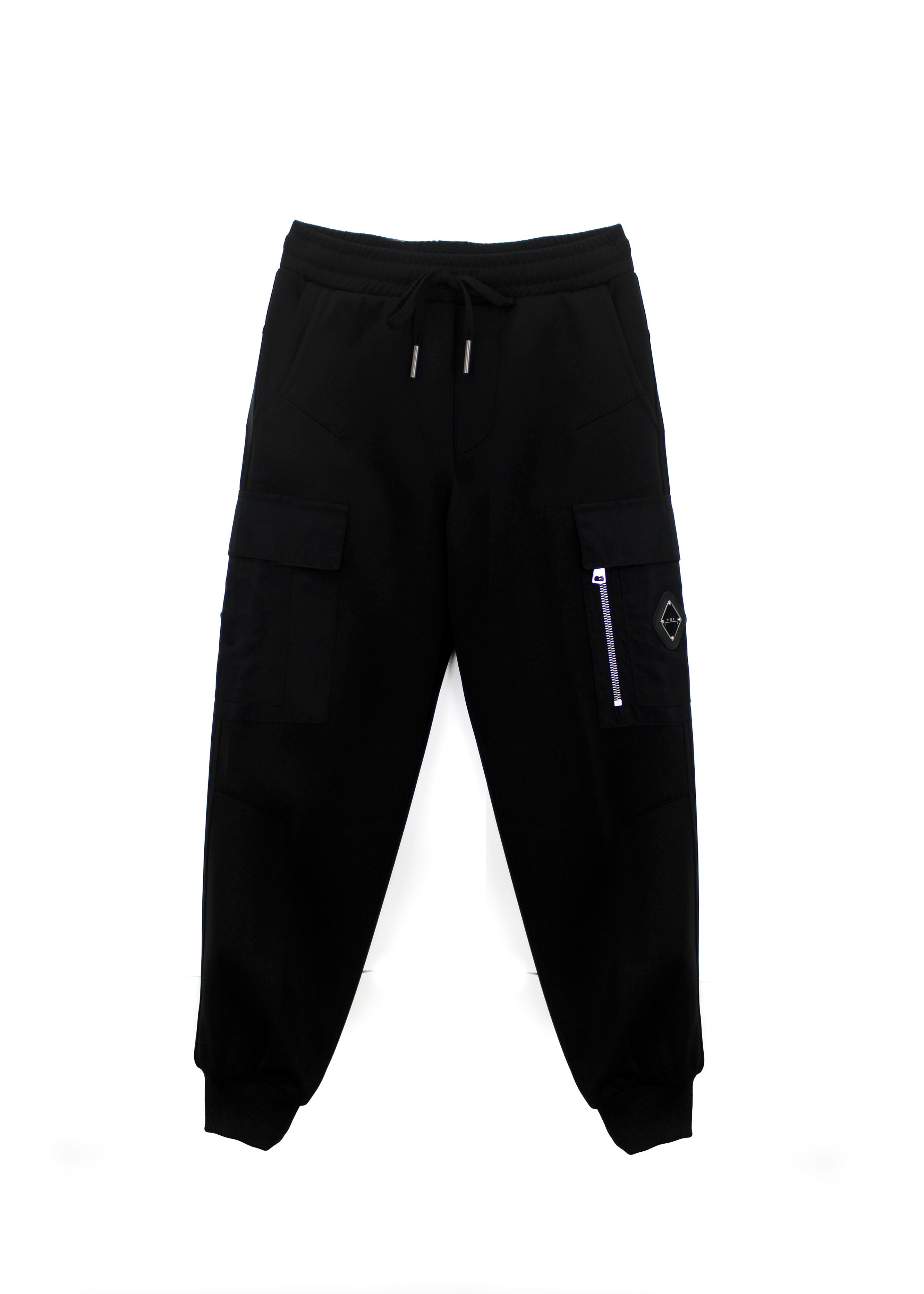 Yes London Pantaloni Joggers Neri per Bambini