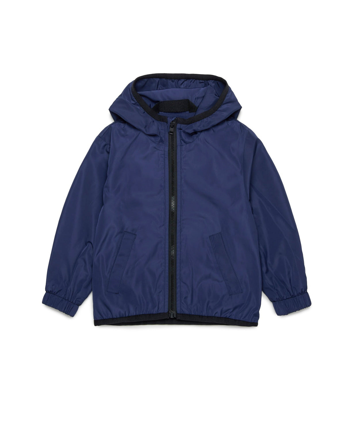 Diesel Kids Giubbino Blu Antivento con Macro Oval D