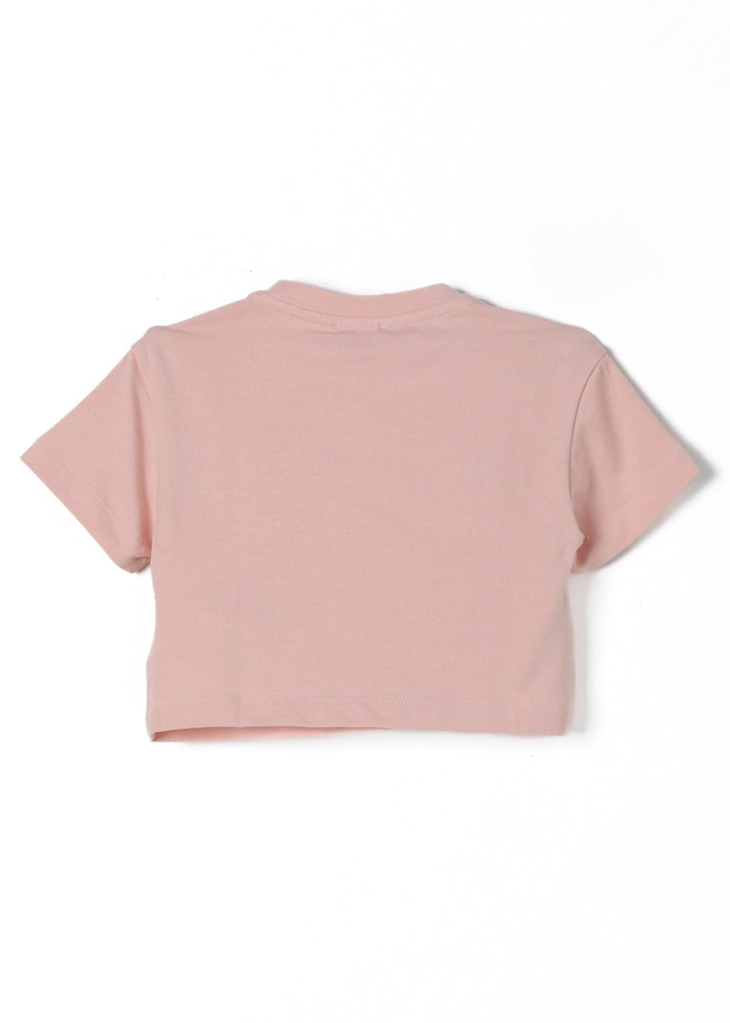 Elisabetta Franchi La Mia Bambina T-Shirt Crop Rosa