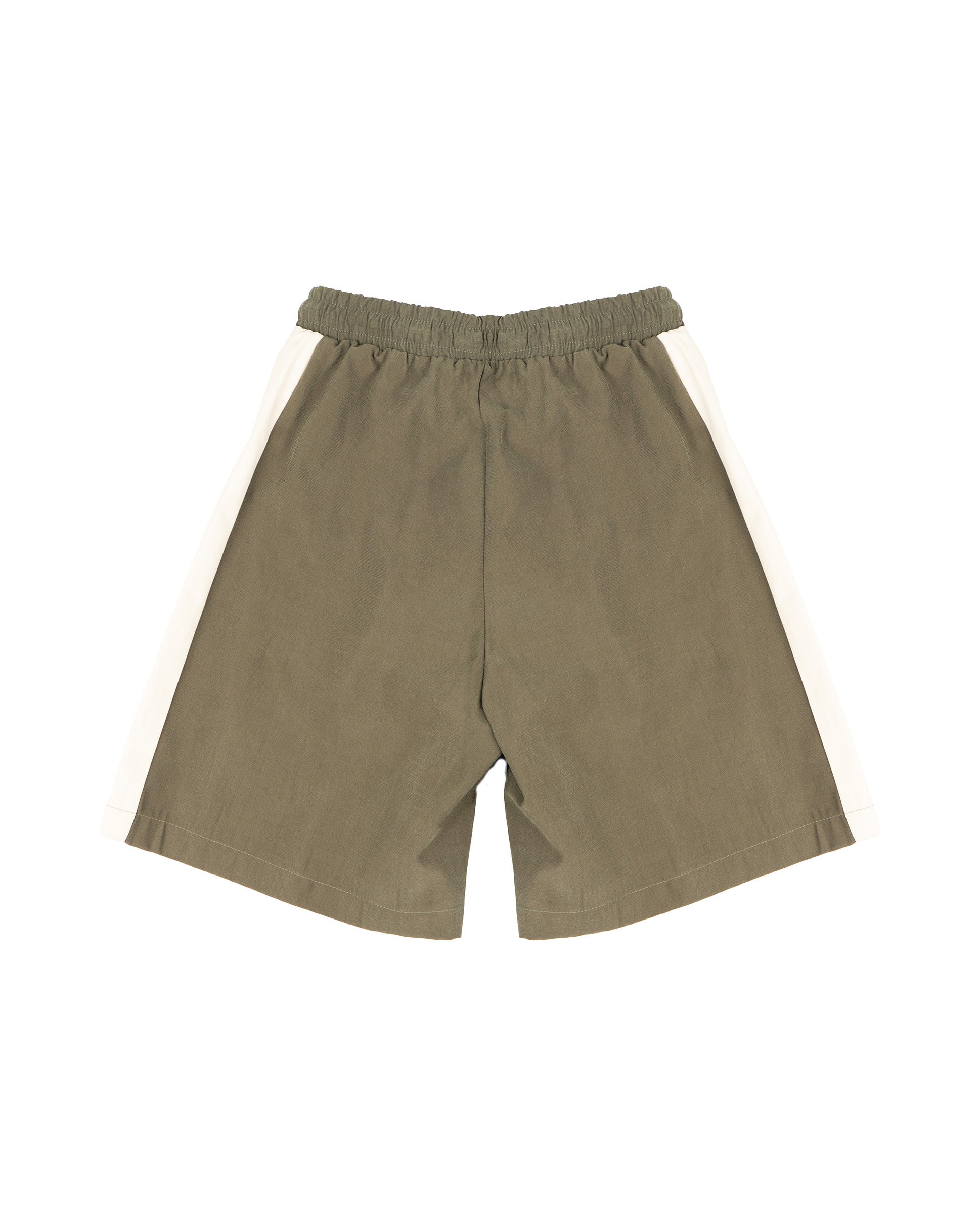 Yes London Kids Bermuda Verde con Laccio e Applicazione Logo sul Fronte