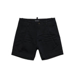 Dsquared2 Kids Short Nero con Logo Surf per Bambini