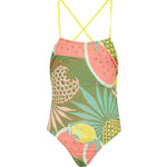 EffeK Costume Monokini Fantasia Fruits per Bambine