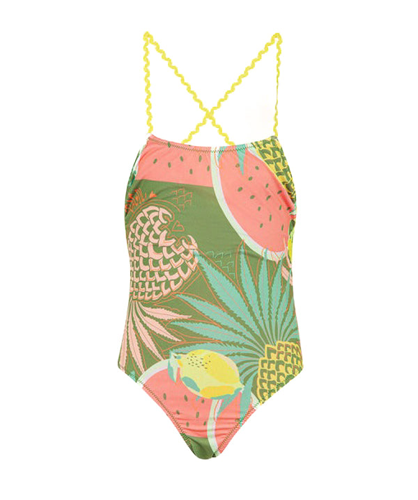 EffeK Costume Monokini Fantasia Fruits per Bambine
