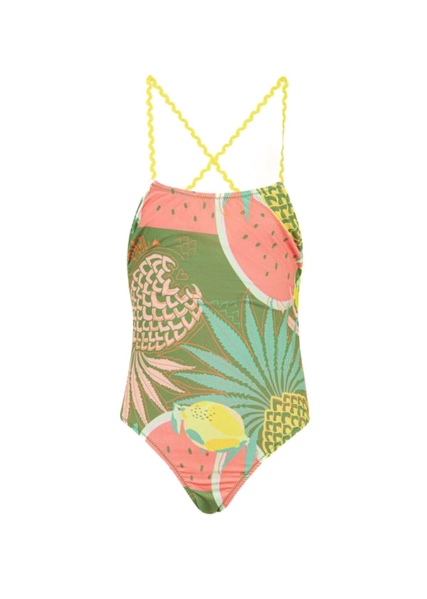 EffeK Costume Monokini Fantasia Fruits per Bambine