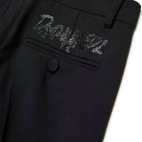 Dsquared2 Kids Pantaloni Neri con Logo per Bambini